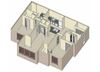 grandewood pointe apartments two bedroom two bathroom 1018 square feet floor plan
